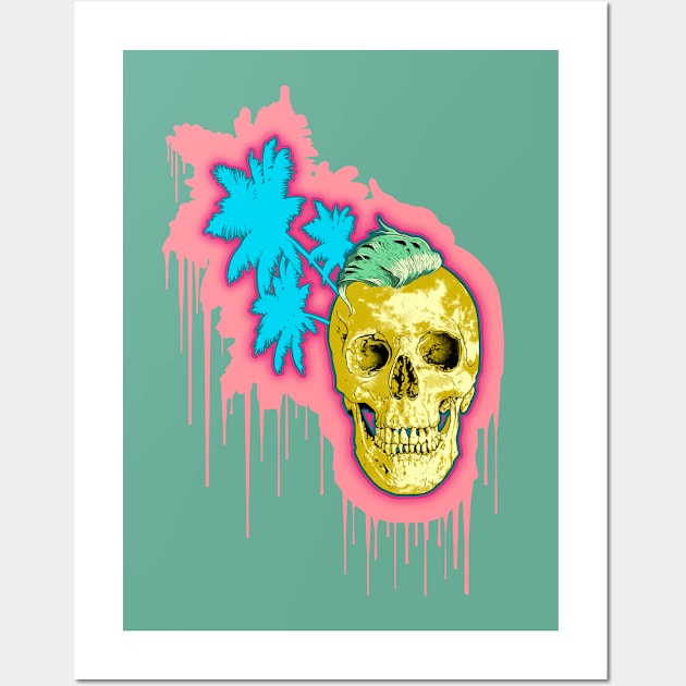 Pineapple Skull Wall Art by Pinx_